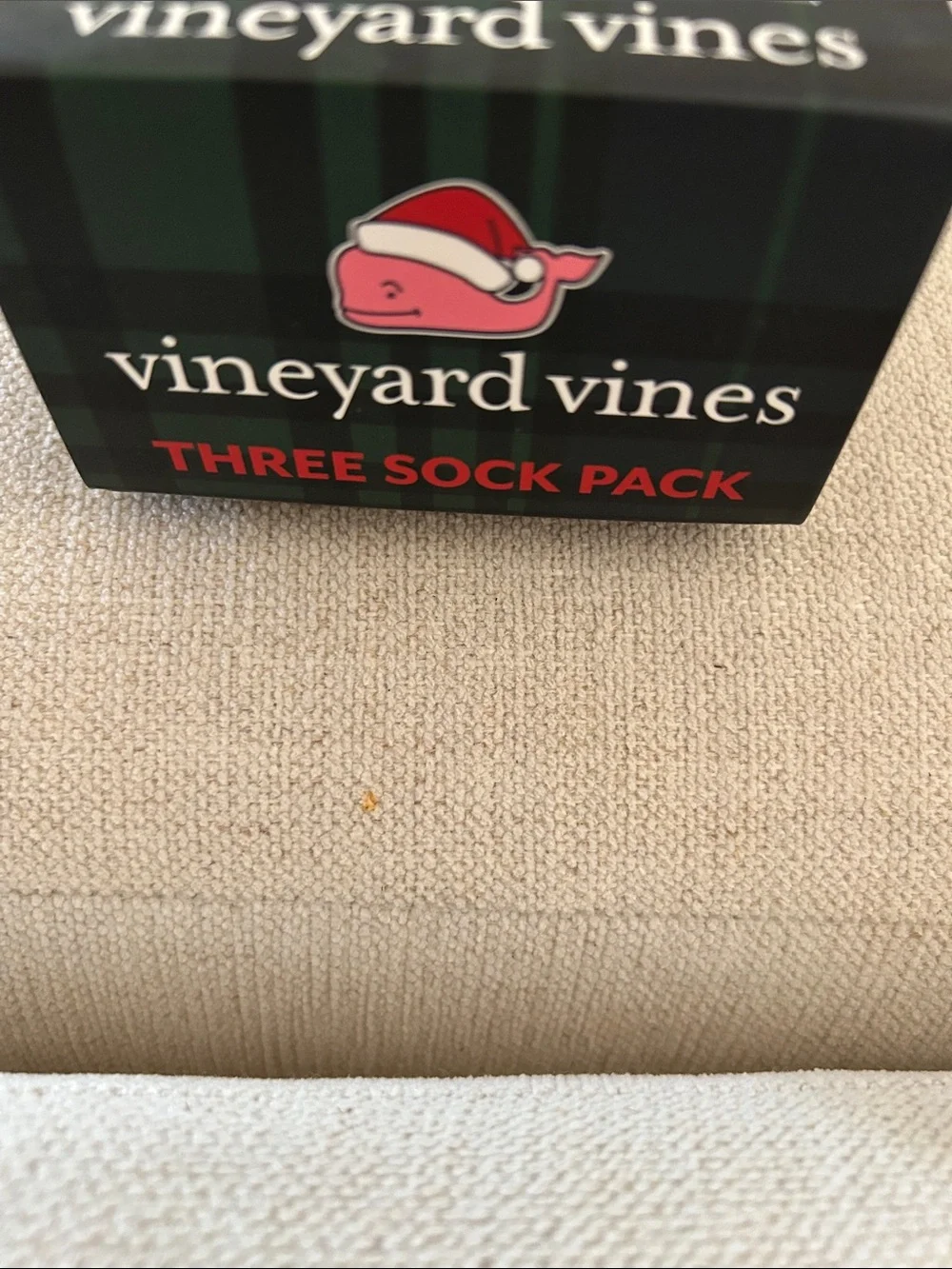 Vineyard Vines Three Sock Pack Holiday Icon 3 pack socks for boys, One size NWT